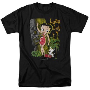 Betty Boop Hawaii Luau Lady T-Shirt