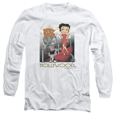 Betty Boop Hollywood Movie Time Long Sleeve Shirt