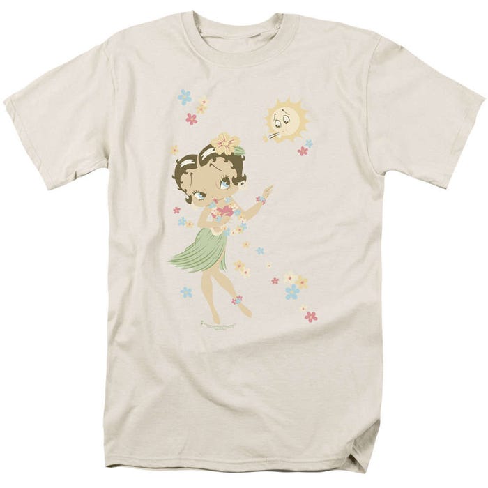 Betty Boop Hula Flowers T-Shirt