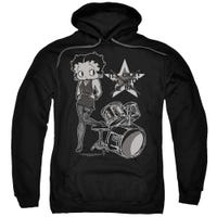 Betty Boop I'm With The Band Rock Hoodie