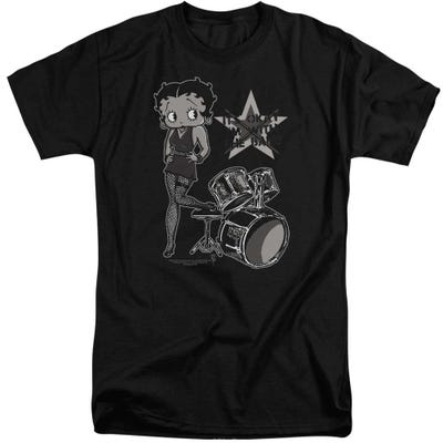 Betty Boop I'm With The Band Rock Tall T-Shirt