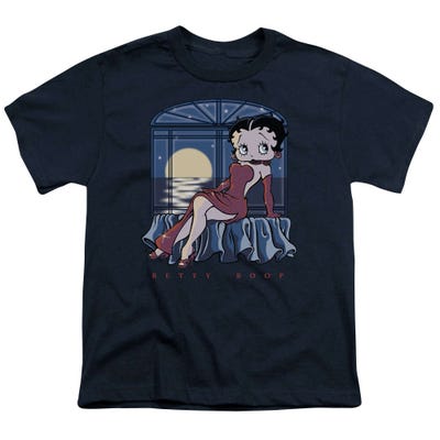Betty Boop in the Moonlight Kids T-Shirt