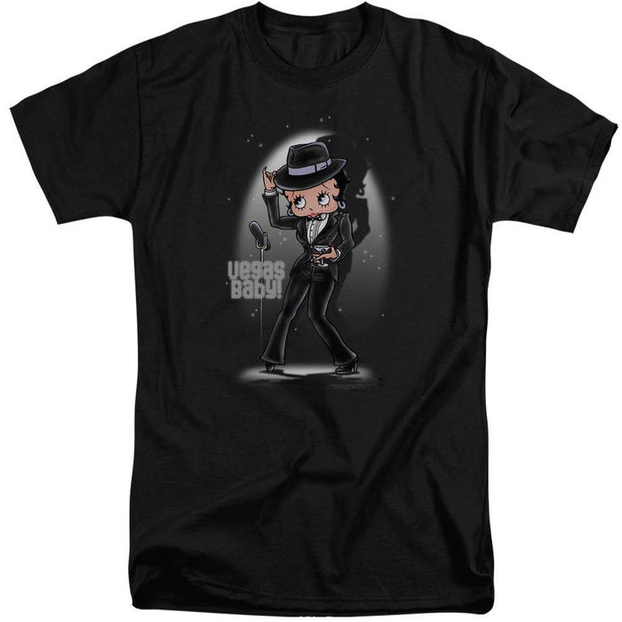 Betty Boop Las Vegas Baby Showtime Tall T-Shirt