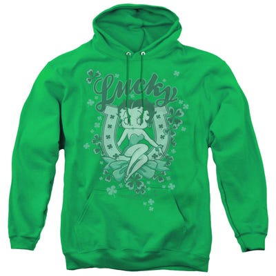 Betty Boop Luchy Charm Irish St. Patrick's Day Hoodie