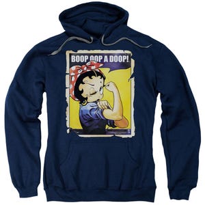 Betty Boop Muscle Power Boop Oop A Doop! Hoodie