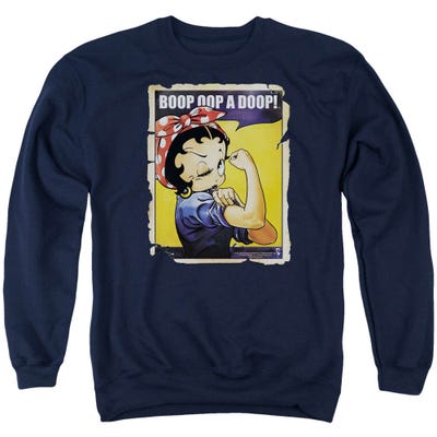 Betty Boop Muscle Power Boop Oop A Doop! Sweatshirt