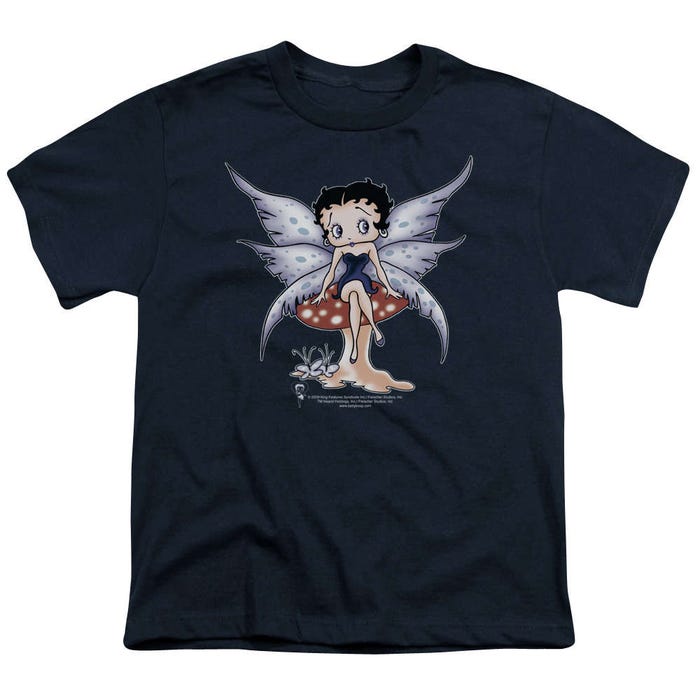 Betty Boop Mushroom Fairy Kids T-Shirt