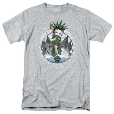 Betty Boop New York City Statue of Liberity T-Shirt