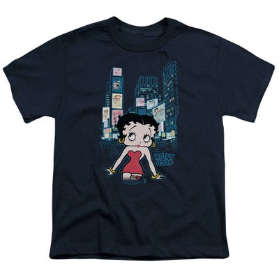 Betty Boop New York Time Square Kids T-Shirt