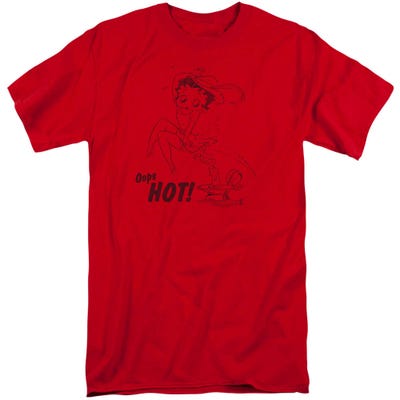 Betty Boop Nimble Betty Oops Hot! Tall T-Shirt