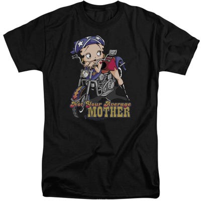 Betty Boop Not Your Average Mother Biker Girl Tall T-Shirt