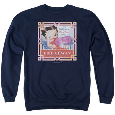 Betty Boop Now Open on Broadway New York Sweatshirt
