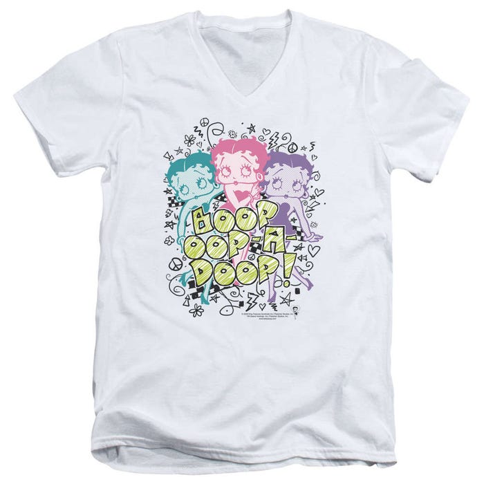 Betty Boop Oop A Doop! Sketch V-Neck T-Shirt