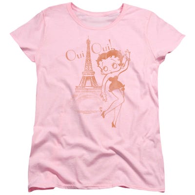 Betty Boop Oui Oui Womens T-Shirt