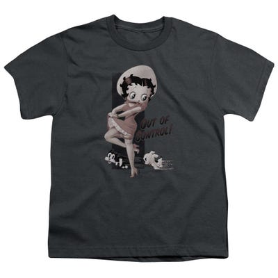 Betty Boop Out of Control Cat and Dog Kids T-Shirt