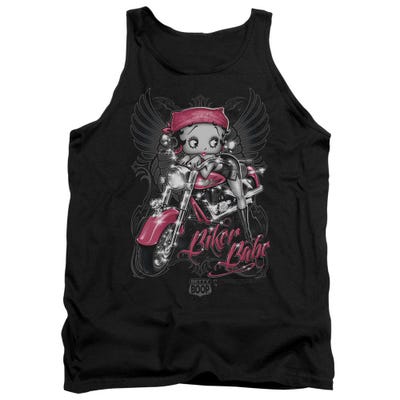 Betty Boop Pink Biker Babe Motor Cycle Tank Top