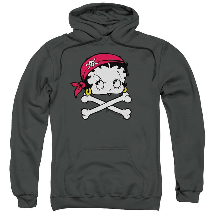 Betty Boop Pirate Crossbones Hoodie