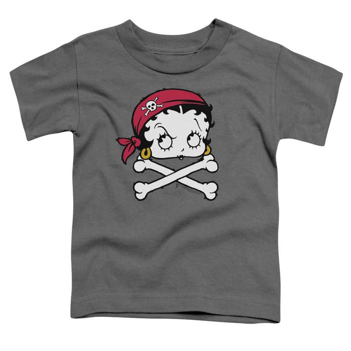 Betty Boop Pirate Crossbones Toddler T-Shirt