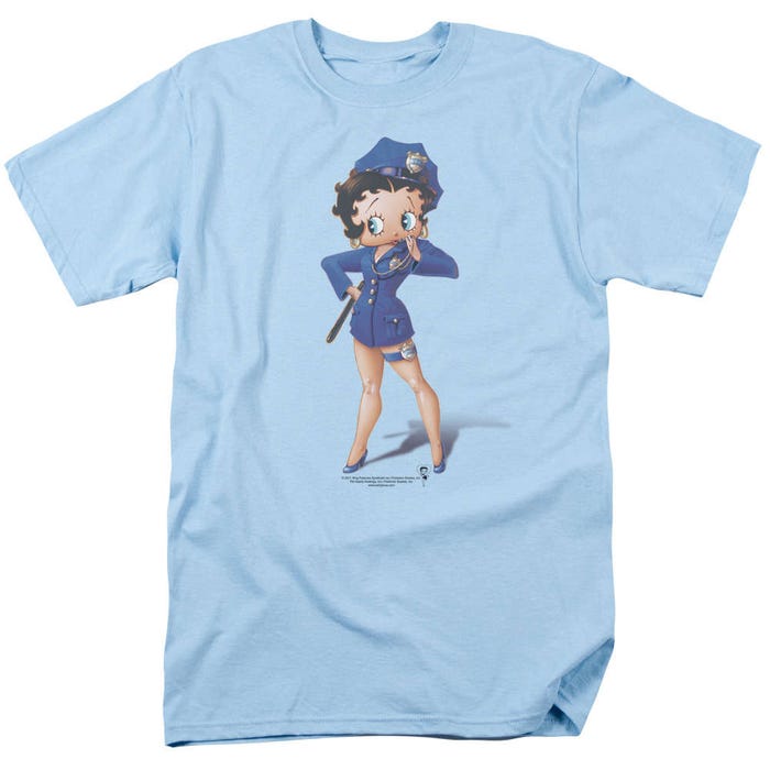 Betty Boop Police Officer T-Shirt