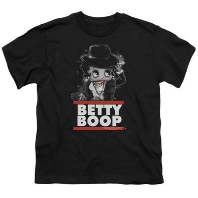 Betty Boop Run Bling Bling Boop Logo Kids T-Shirt
