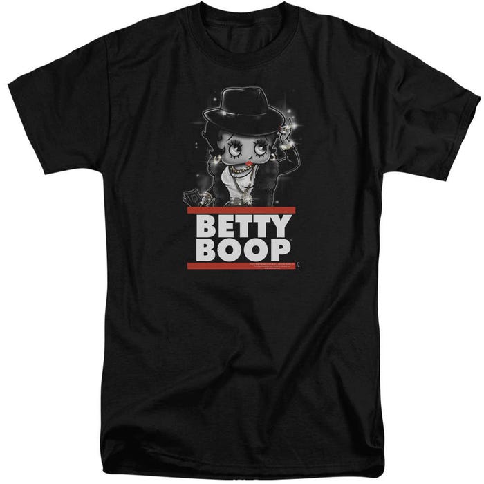 Betty Boop Run Bling Bling Boop Logo Tall T-Shirt