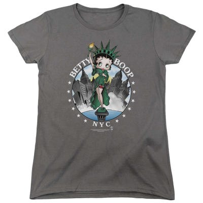 Betty Boop Statue of Libertu Women's T-Shirt