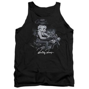 Betty Boop Storm Rider Motor Cycle Biker Girl Tank Top