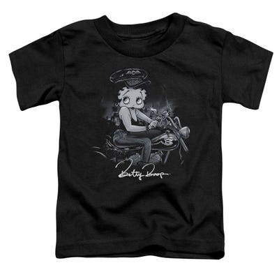 Betty Boop Storm Rider Motor Cycle Biker Girl Toddler T-Shirt
