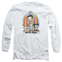 Betty Boop Summer Surfers Long Sleeve Shirt