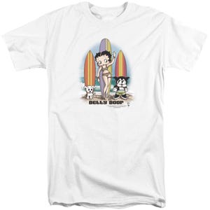 Betty Boop Summer Surfers Tall T-Shirt