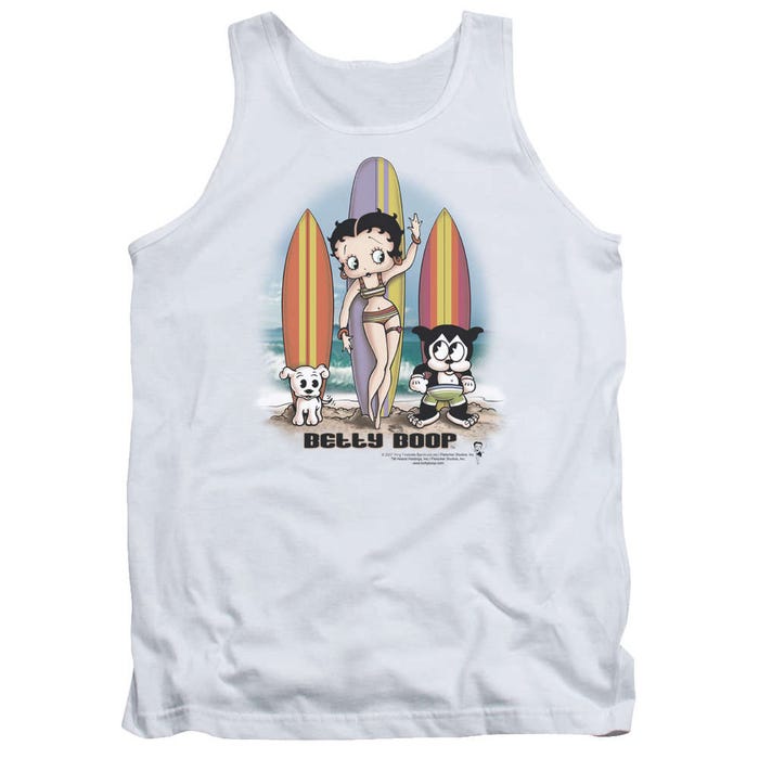 Betty Boop Summer Surfers Tank Top