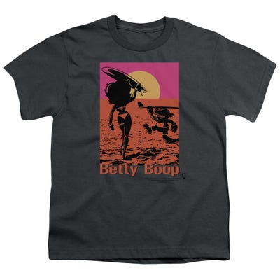 Betty Boop Summer Surfing Kids T-Shirt