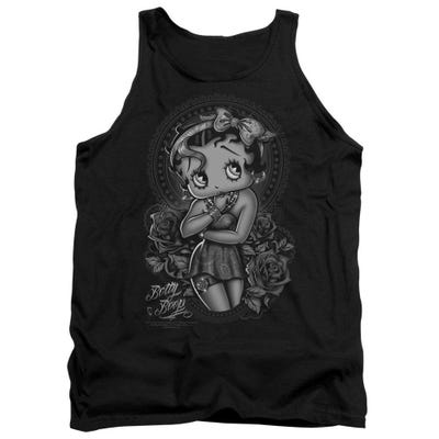 Betty Boop Tattoo Fashion Roses Tank Top