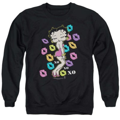 Betty Boop Tripple XO XO XO Lips Sweatshirt