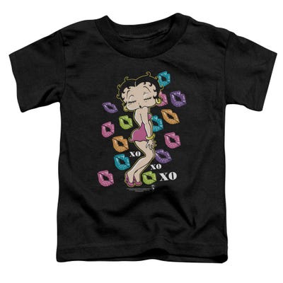 Betty Boop Tripple XO XO XO Lips Toddler T-Shirt