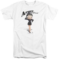 Betty Boop USA Army and Proud Tall T-Shirt