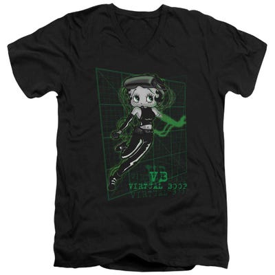 Betty Boop Virtual Boop V-Neck T-Shirt