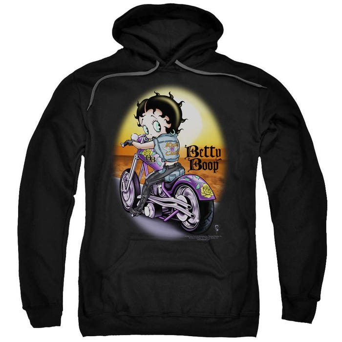 Betty Boop Wild Biker Girl Hoodie