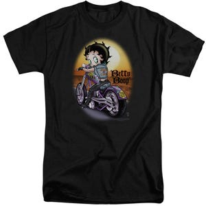 Betty Boop Wild Biker Girl Tall T-Shirt