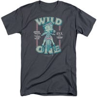 Betty Boop Wild One Motor Cycle Club USA Tall T-Shirt