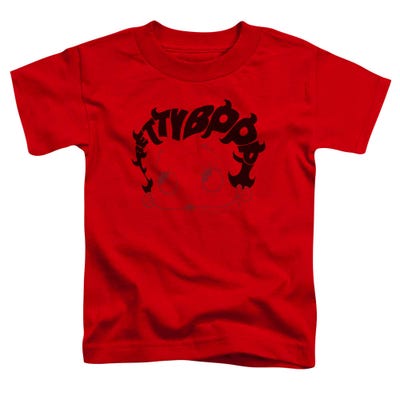 Betty Boop Word Hair Toddler T-Shirt