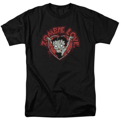 Betty Boop Zombie Heart You Forever Love T-Shirt