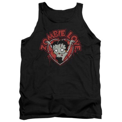 Betty Boop Zombie Heart You Forever Love Tank Top