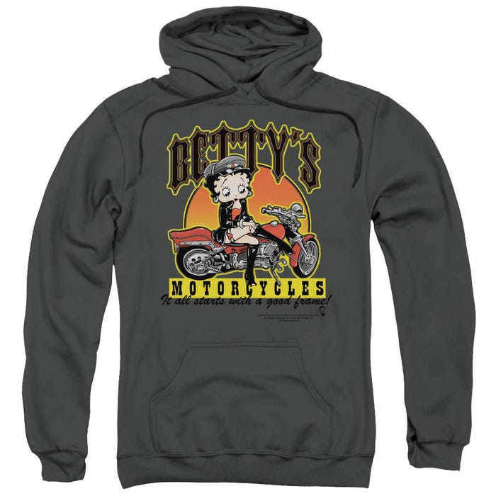 Betty's Motorcycles It all Starts with a Good Frame Hoodie