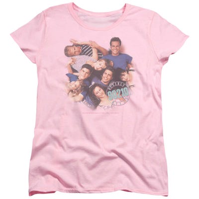 Beverly Hills 90210 Gang In Logo Womens T-Shirt
