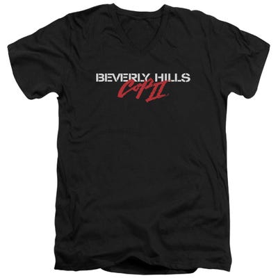 Beverly Hills Cop 2 Classic Logo V-Neck T-Shirt