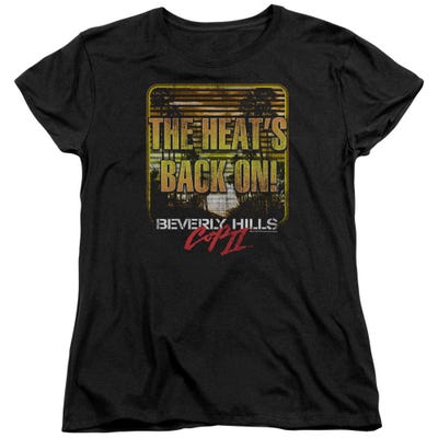 Beverly Hills Cop The Heat's Back On! Womens T-Shirt