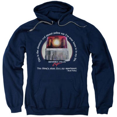 Beverly Hills Cop This Thing's Nicer Than My Apartment Police Car Hoodie