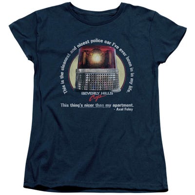 Beverly Hills Cop This Thing's Nicer Than My Apartment Police Car Womens T-Shirt