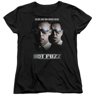 Big Cops Hot Fuzz Womens T-Shirt